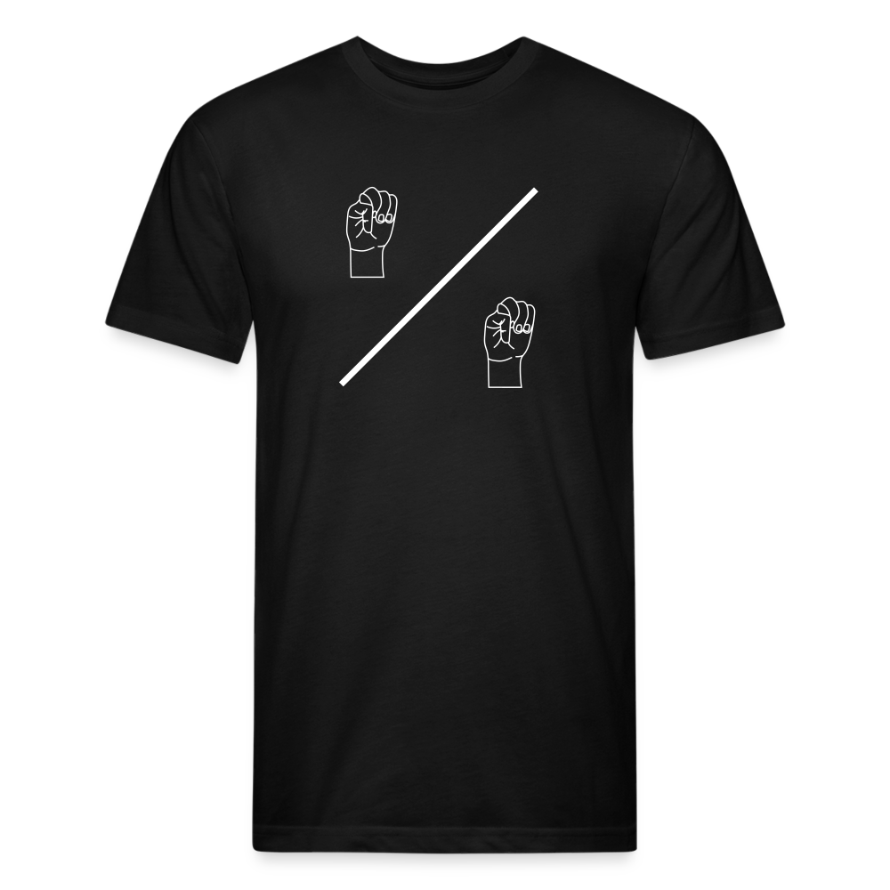 Sign M/M- Fitted Cotton/Poly T-Shirt - black