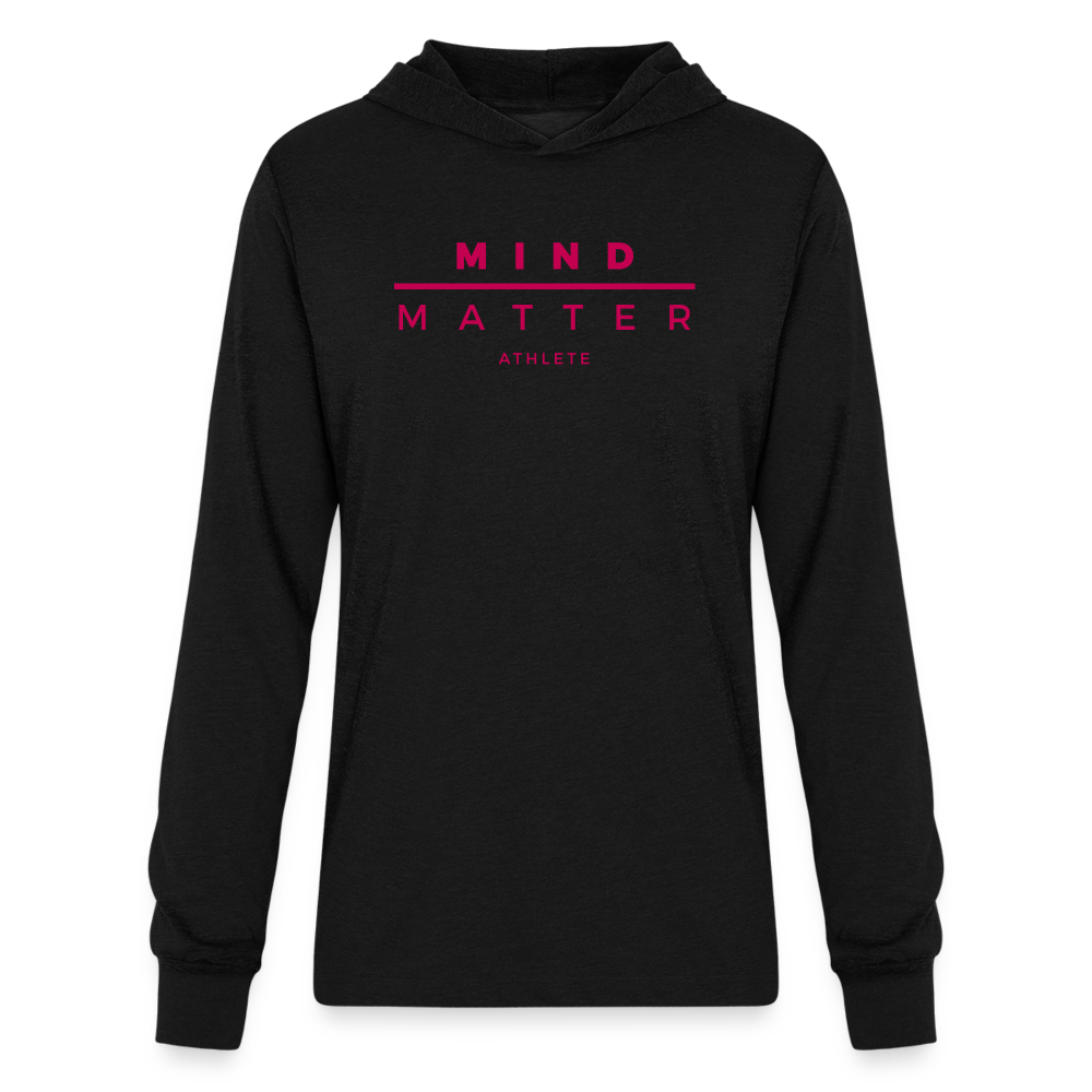 MM Athlete Pink - Unisex Long Sleeve Hoodie Shirt - black