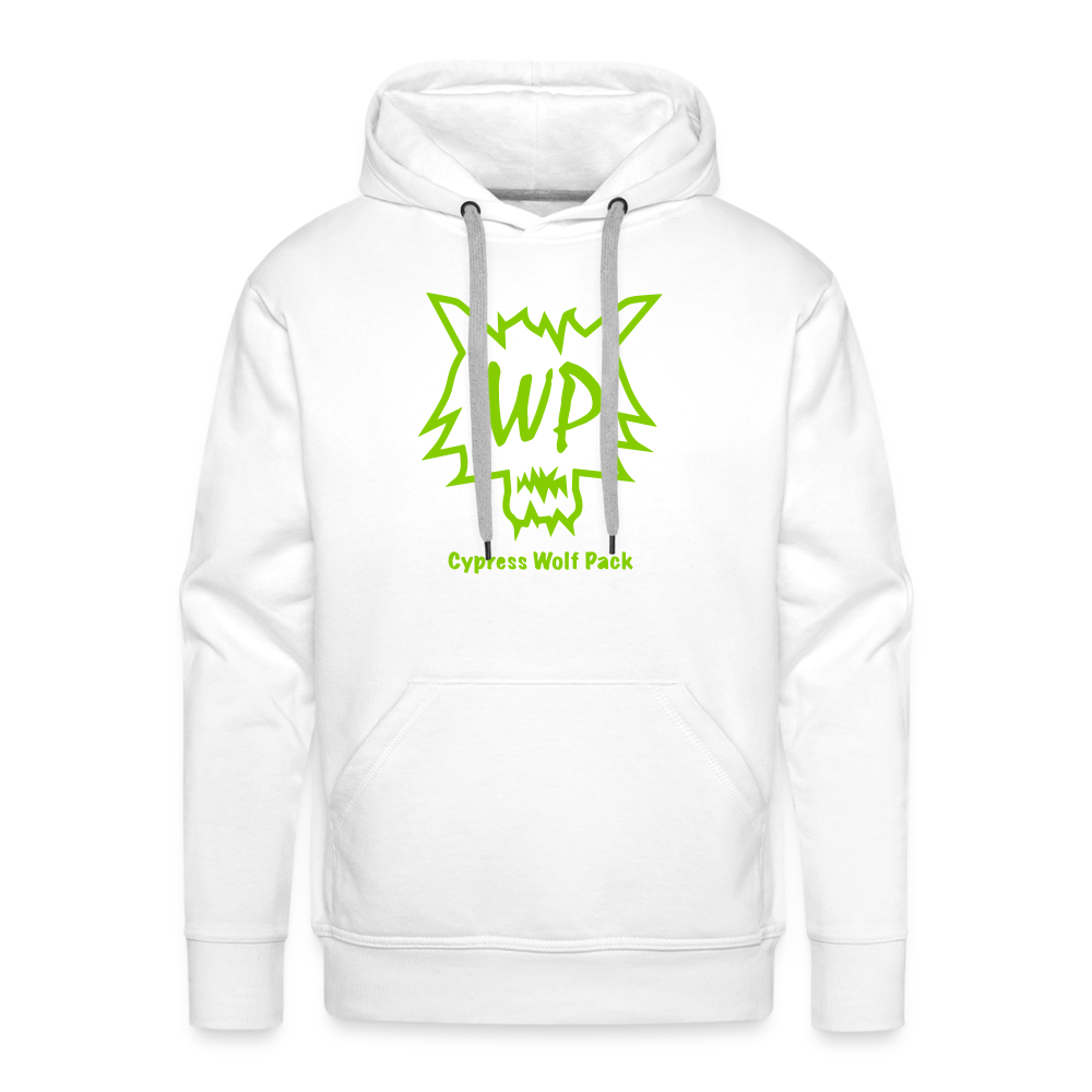 Cypress Wolf Pack Green- Men’s Premium Hoodie - white