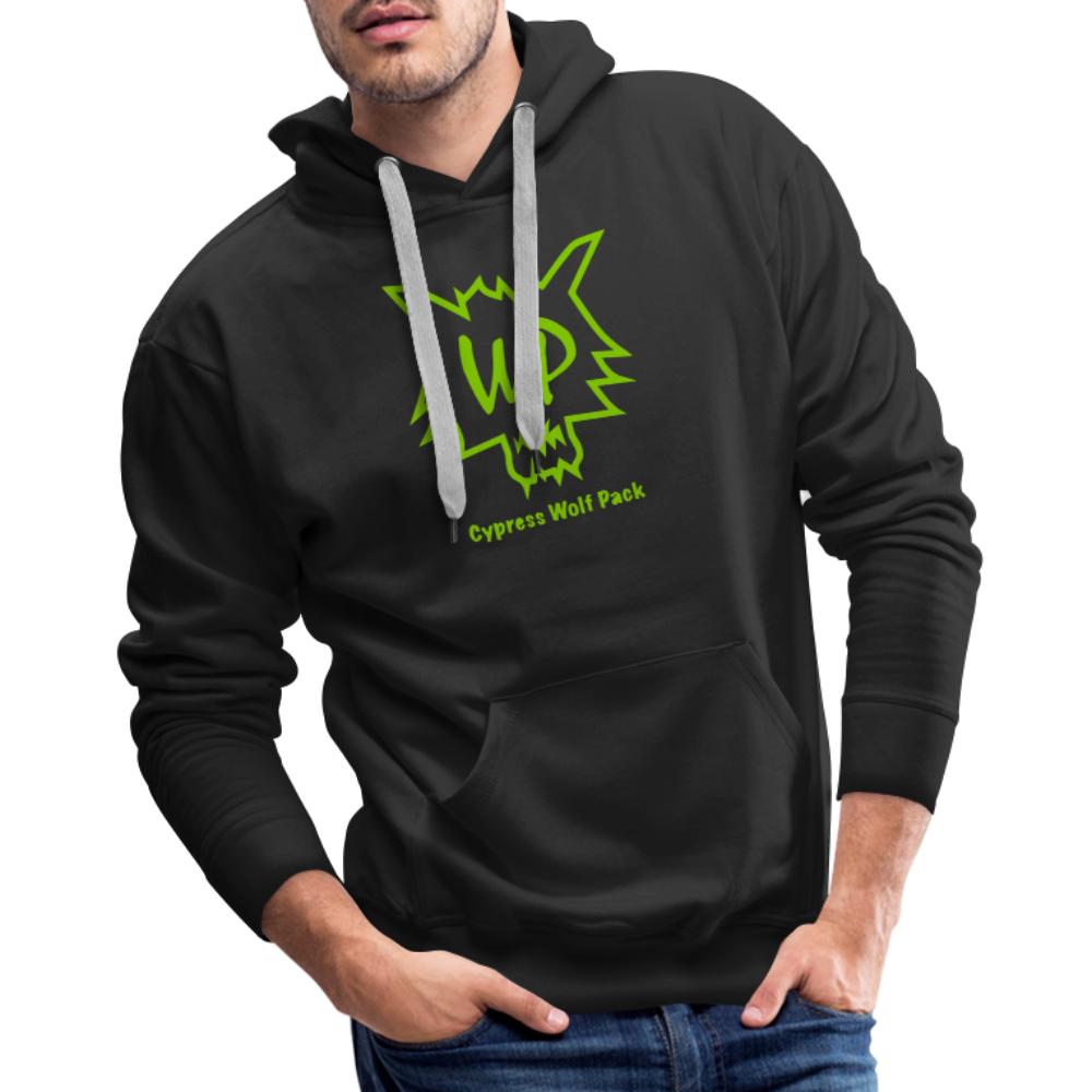 Cypress Wolf Pack Green- Men’s Premium Hoodie - black