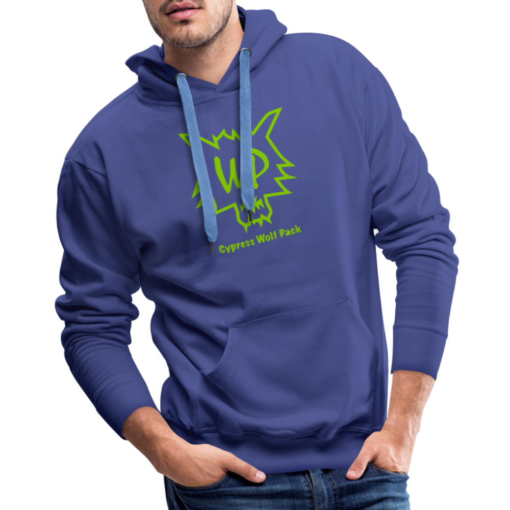 Cypress Wolf Pack Green- Men’s Premium Hoodie - royal blue