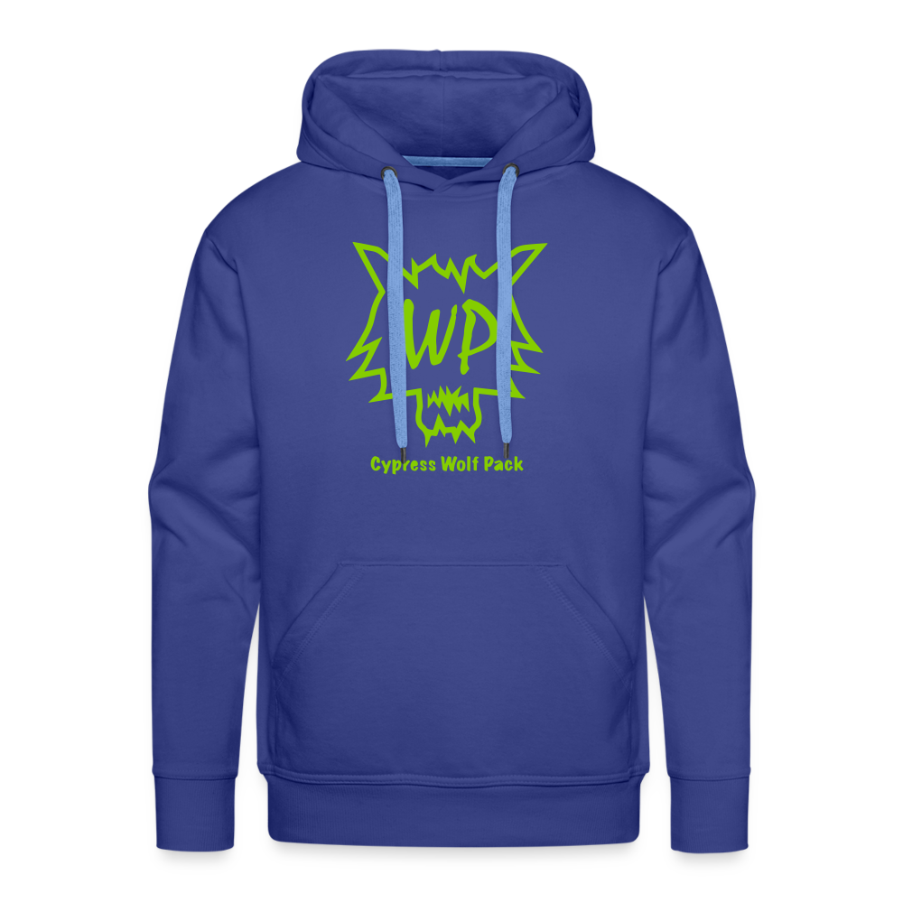 Cypress Wolf Pack Green- Men’s Premium Hoodie - royal blue