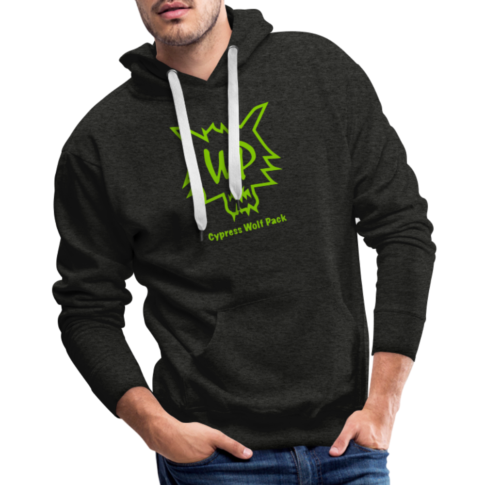 Cypress Wolf Pack Green- Men’s Premium Hoodie - charcoal grey