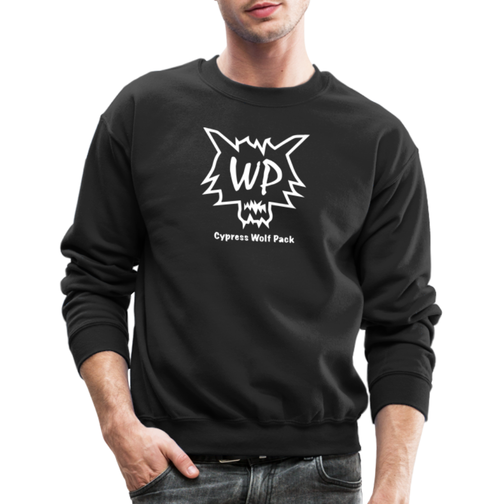 Cypress Wolf Pack- UNISEX Crewneck Sweatshirt - black
