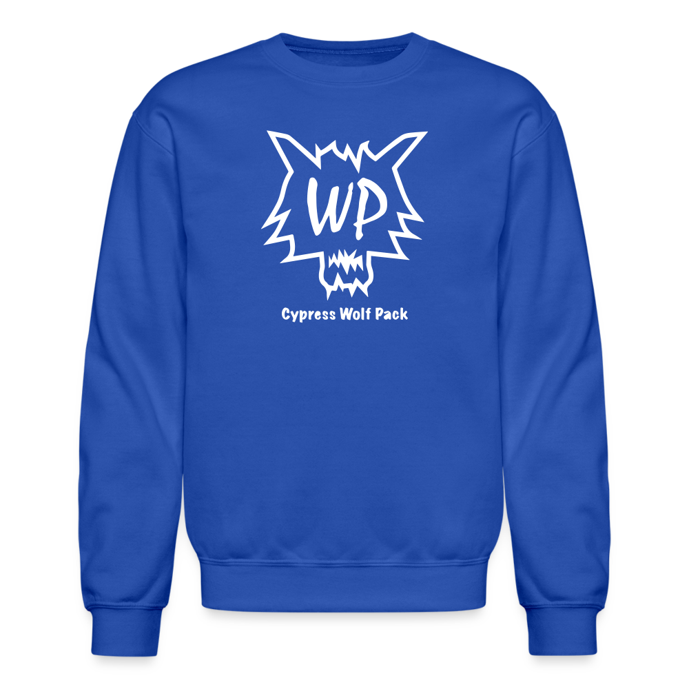 Cypress Wolf Pack- UNISEX Crewneck Sweatshirt - royal blue