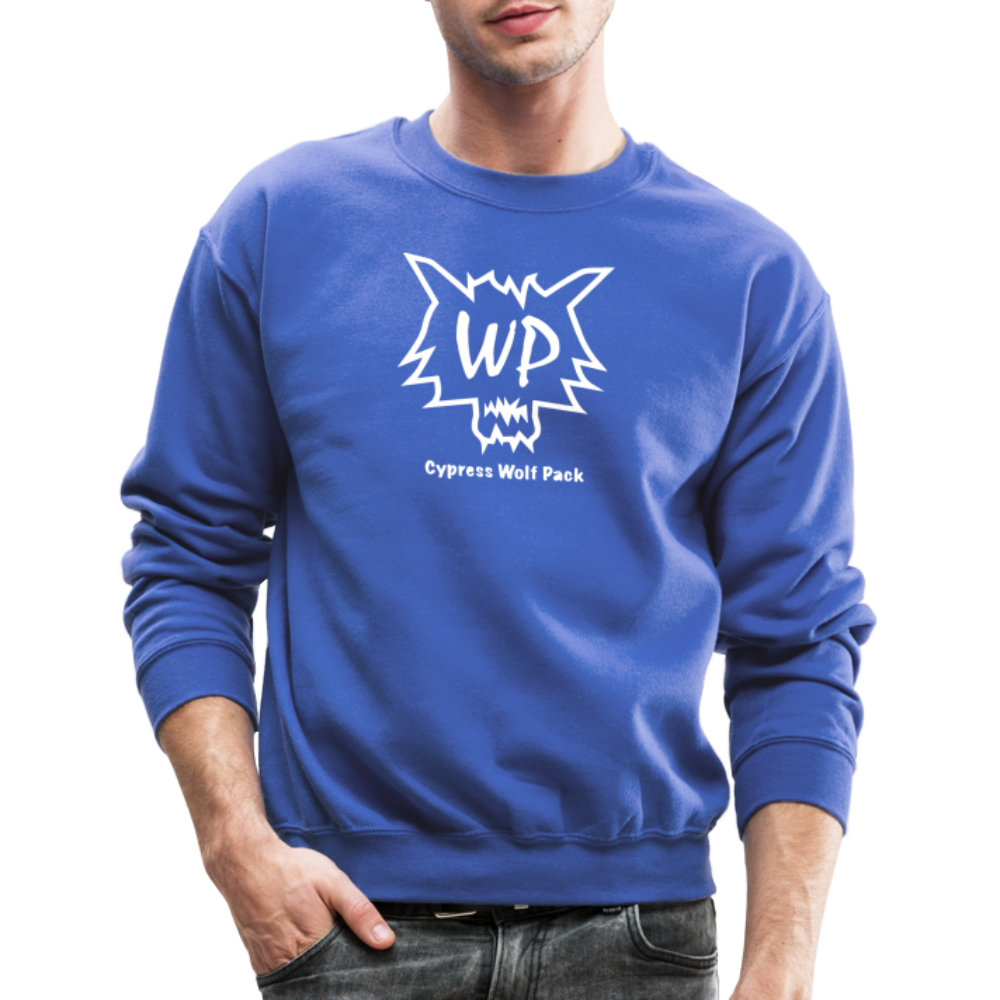 Cypress Wolf Pack- UNISEX Crewneck Sweatshirt - royal blue