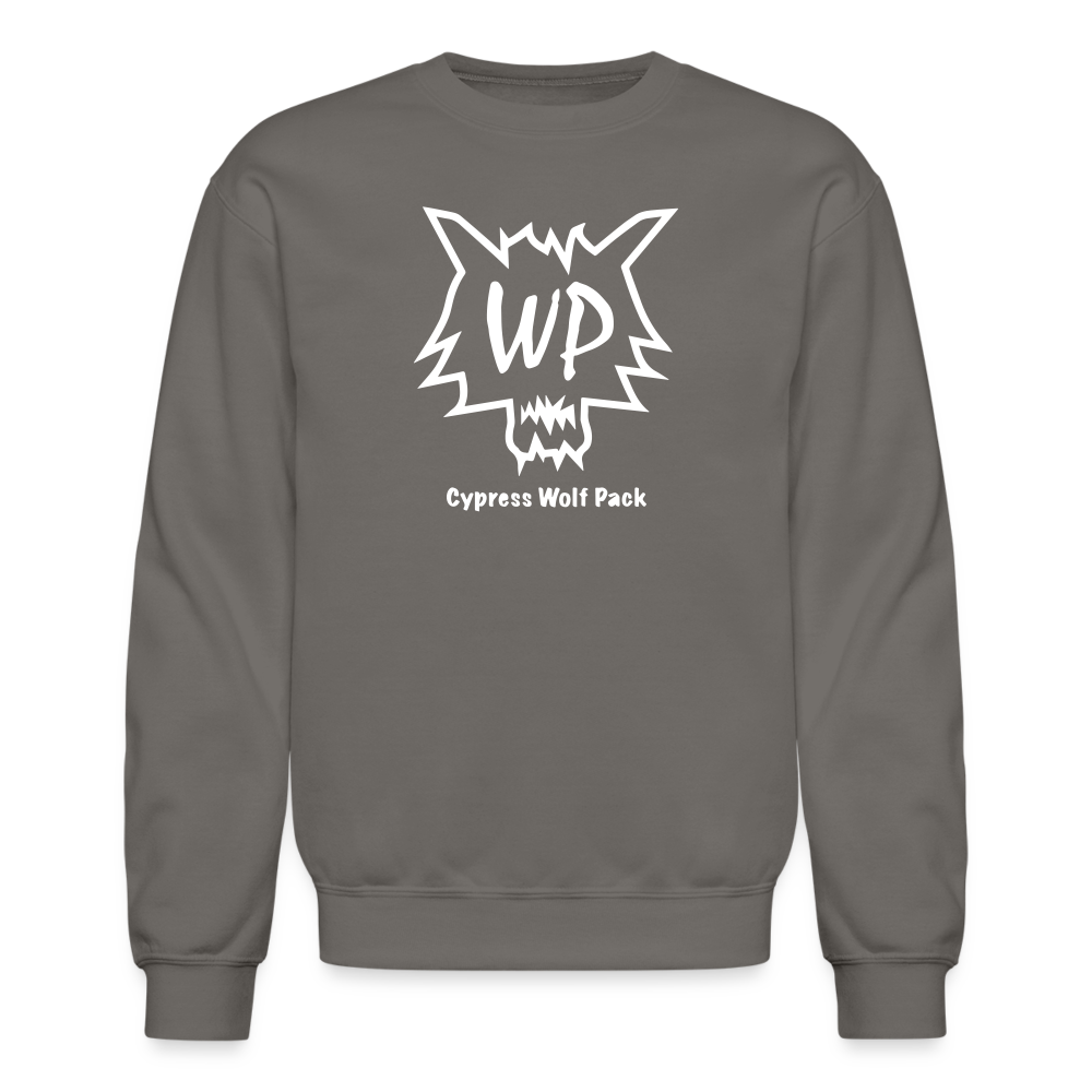 Cypress Wolf Pack- UNISEX Crewneck Sweatshirt - asphalt gray