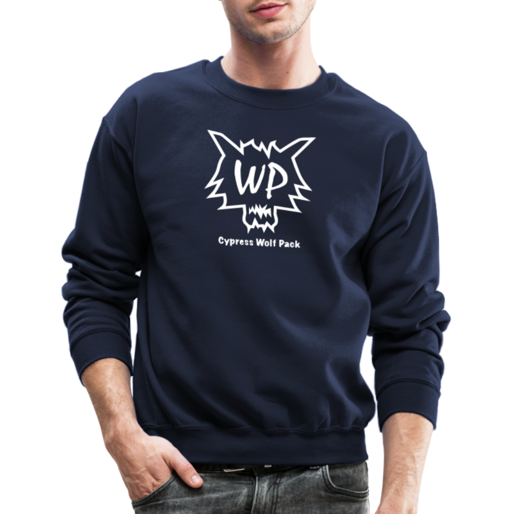 Cypress Wolf Pack- UNISEX Crewneck Sweatshirt - navy