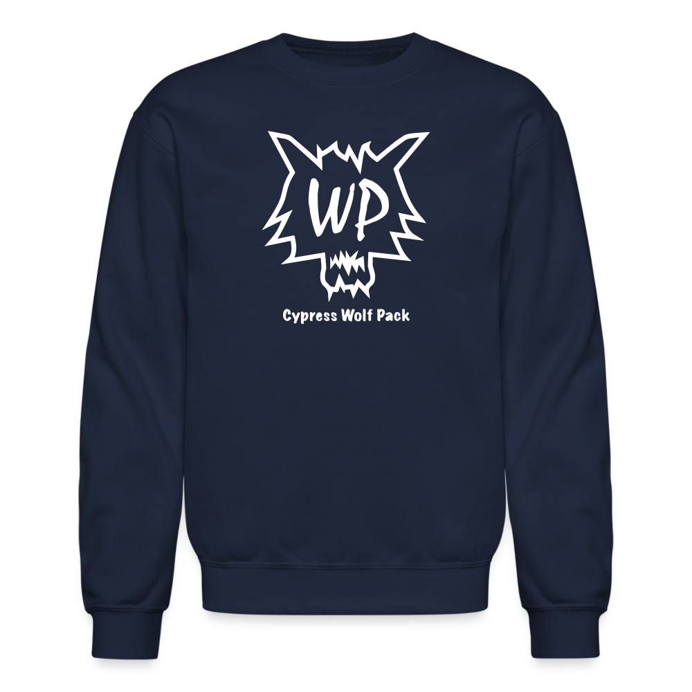 Cypress Wolf Pack- UNISEX Crewneck Sweatshirt - navy