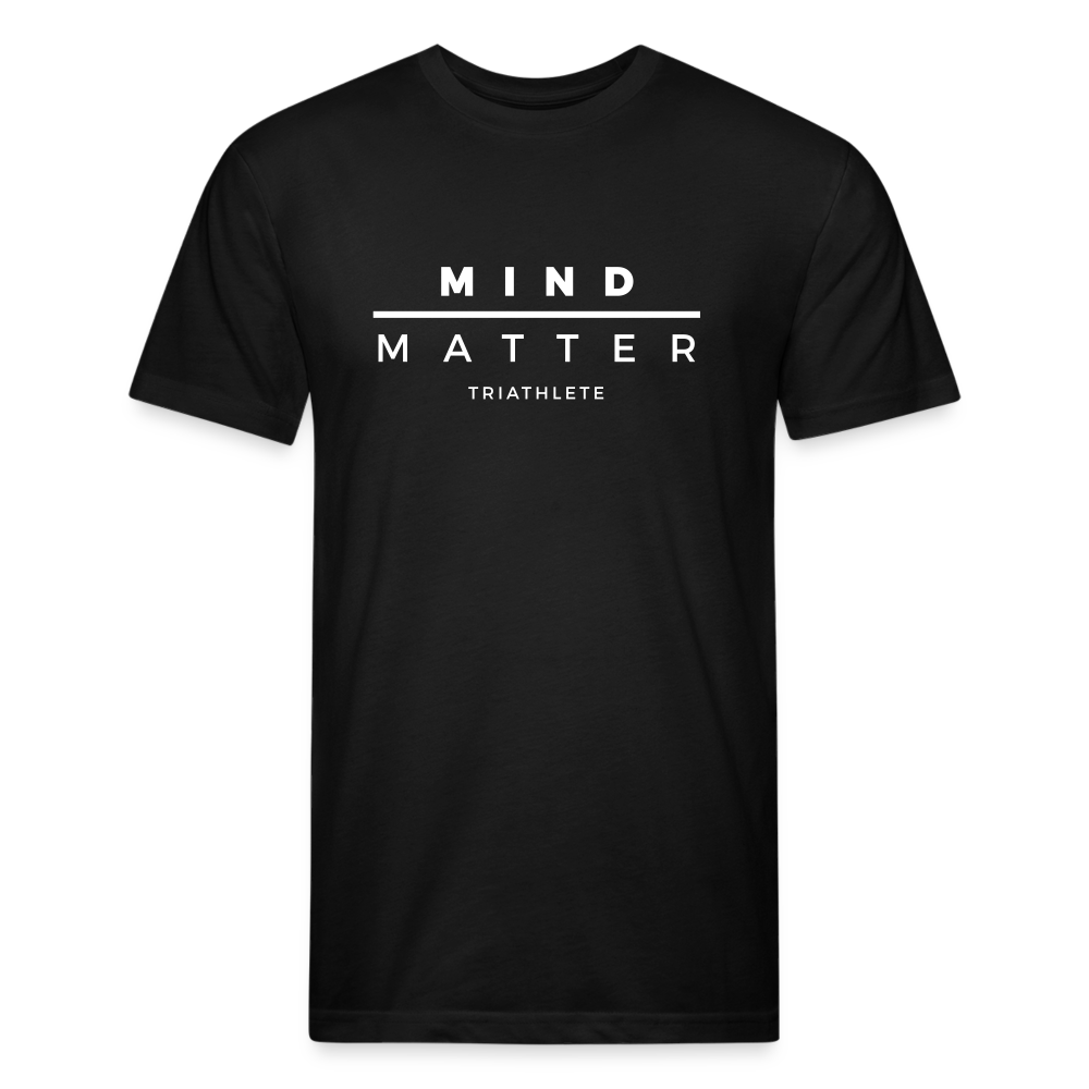 TRI - Fitted Cotton/Poly T-Shirt by Next Level - black