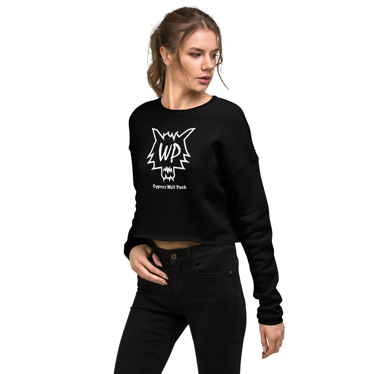 Cypress Wolf Pack- Crop Sweatshirt