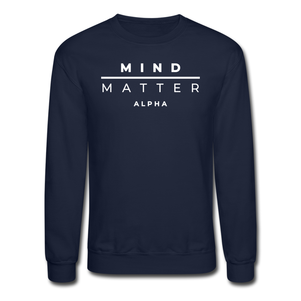 MM Alpha- Unisex Crewneck Sweatshirt - navy
