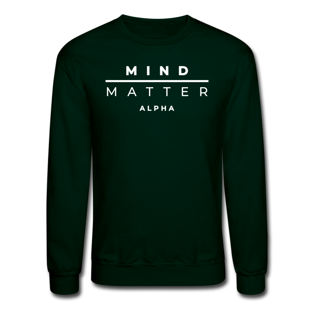MM Alpha- Unisex Crewneck Sweatshirt - forest green