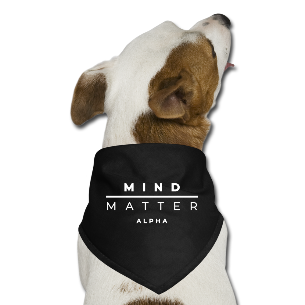 MM Alpha- Dog Bandana - black