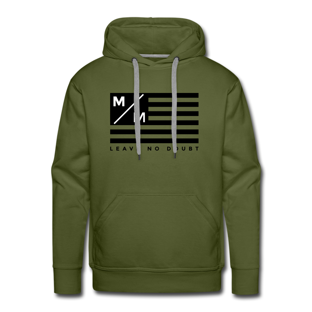 MM Flag- Men's Premium Hoodie Flex - olive green