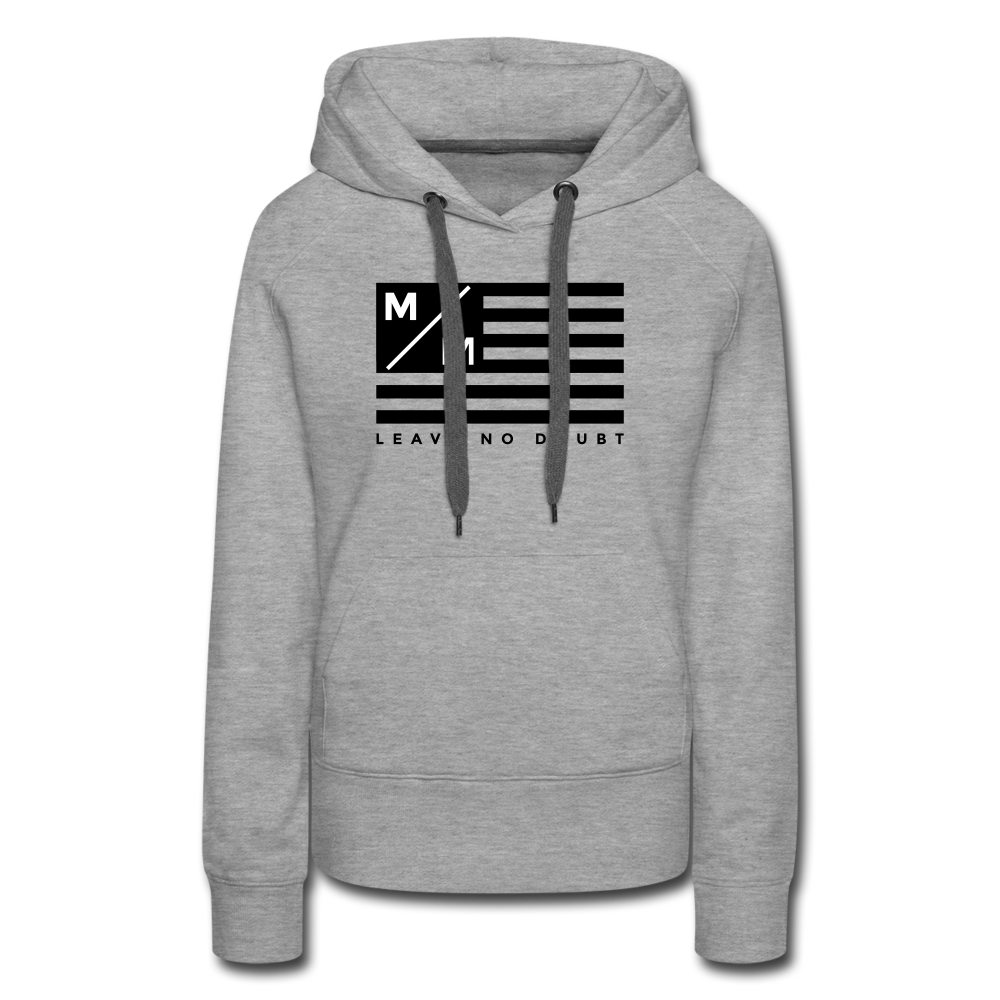 MM Flag LND- Women’s Premium Hoodie FP - heather grey