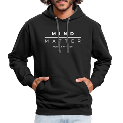 MM Ultra Swimmer - Contrast Hoodie - black/asphalt
