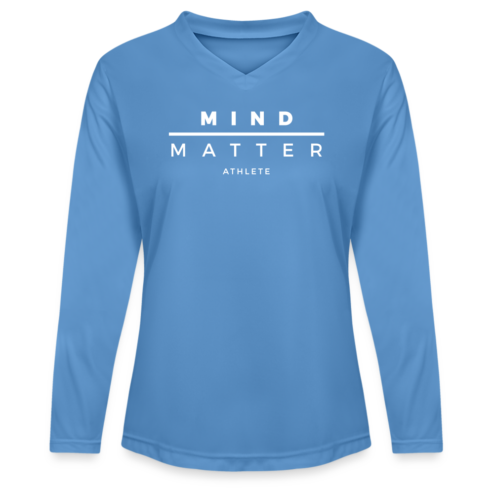 MM Athlete - Ladies' Zone Performance Long-Sleeve T-Shirt - light blue