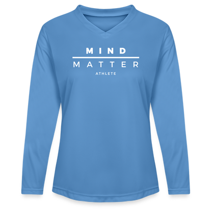 MM Athlete - Ladies' Zone Performance Long-Sleeve T-Shirt - light blue