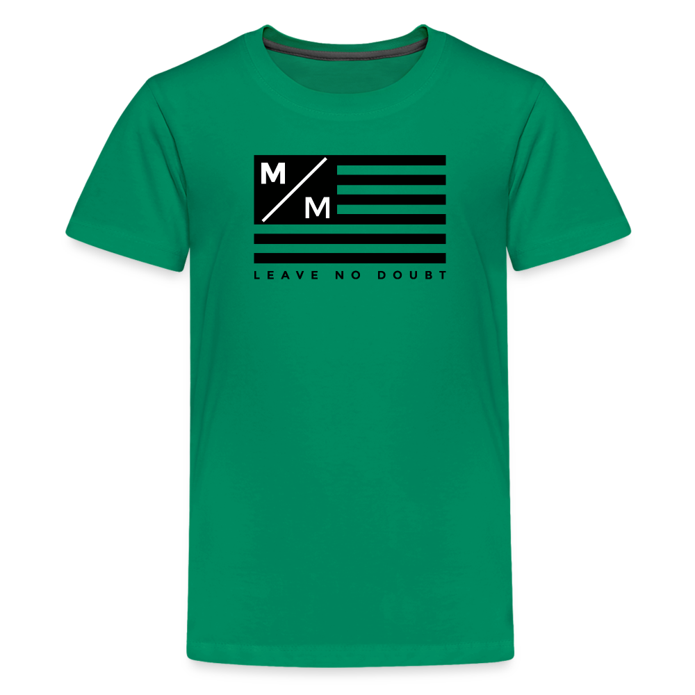 MM Flag LND- Kids' Premium T-Shirt - kelly green