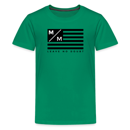 MM Flag LND- Kids' Premium T-Shirt - kelly green