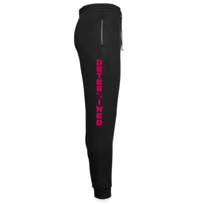 Determined Hot Pink- Unisex Joggers - black/asphalt