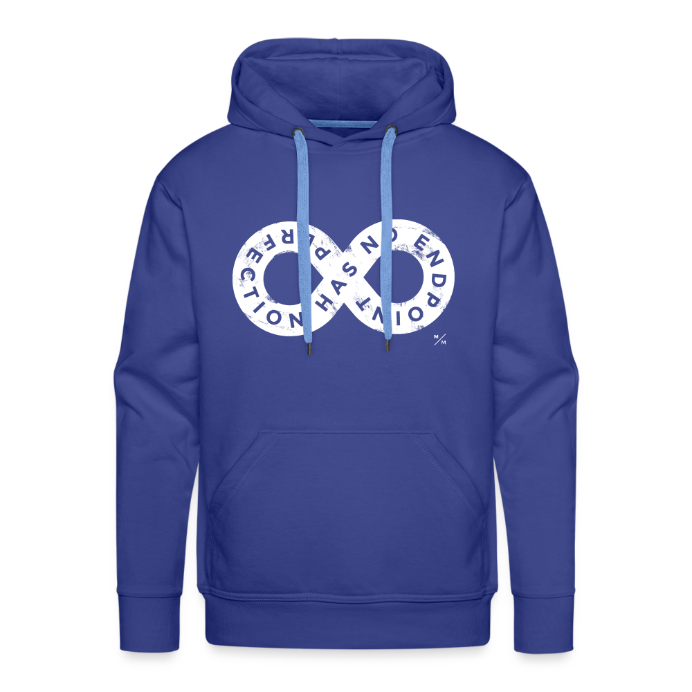 Perfection Has No Endpoint- Men’s Premium Hoodie - royal blue