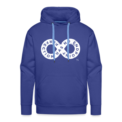 Perfection Has No Endpoint- Men’s Premium Hoodie - royal blue