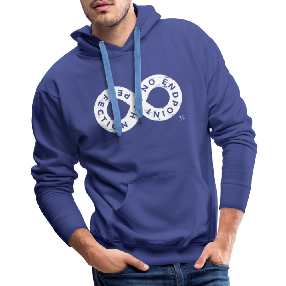 Perfection Has No Endpoint- Men’s Premium Hoodie - royal blue