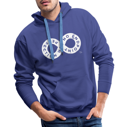 Perfection Has No Endpoint- Men’s Premium Hoodie - royal blue