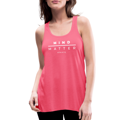 MM Athlete- Women's Flowy Tank Top - neon pink