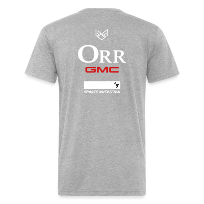 Legacy Racing Sponsors - Fitted Cotton/Poly T-Shirt by Next Level - heather gray