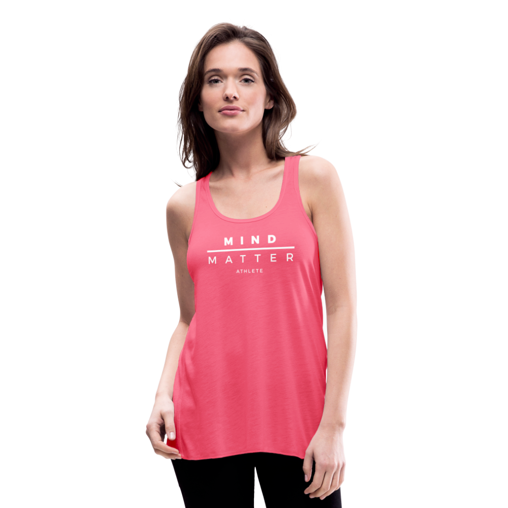 MM Athlete- Women's Flowy Tank Top - neon pink