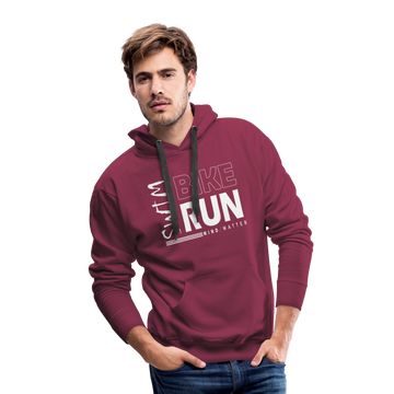 burgundy / S
