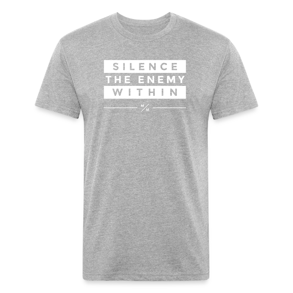 Silence The Enemy- Unisex T-Shirt - heather gray