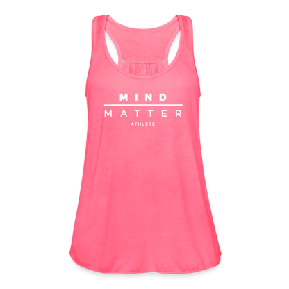 MM Athlete- Women's Flowy Tank Top - neon pink
