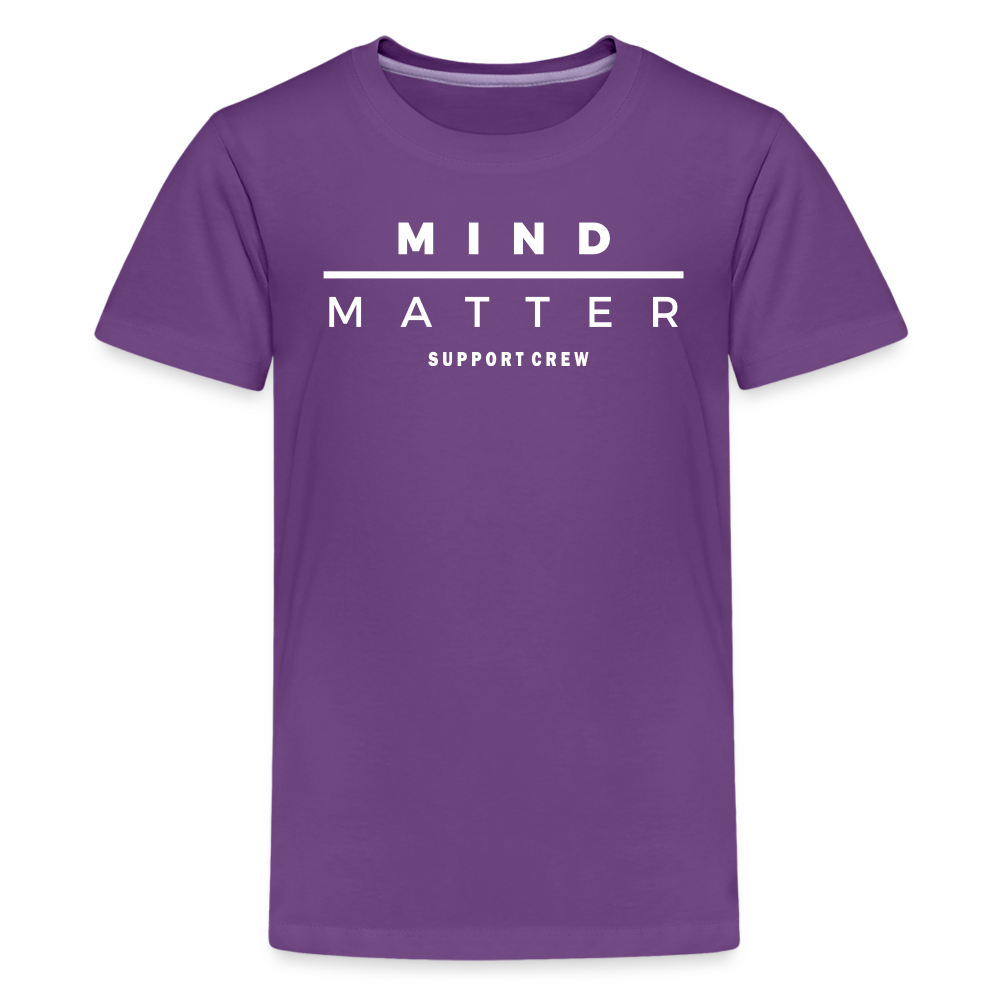 MM Support Crew- Kids' Premium T-Shirt - purple