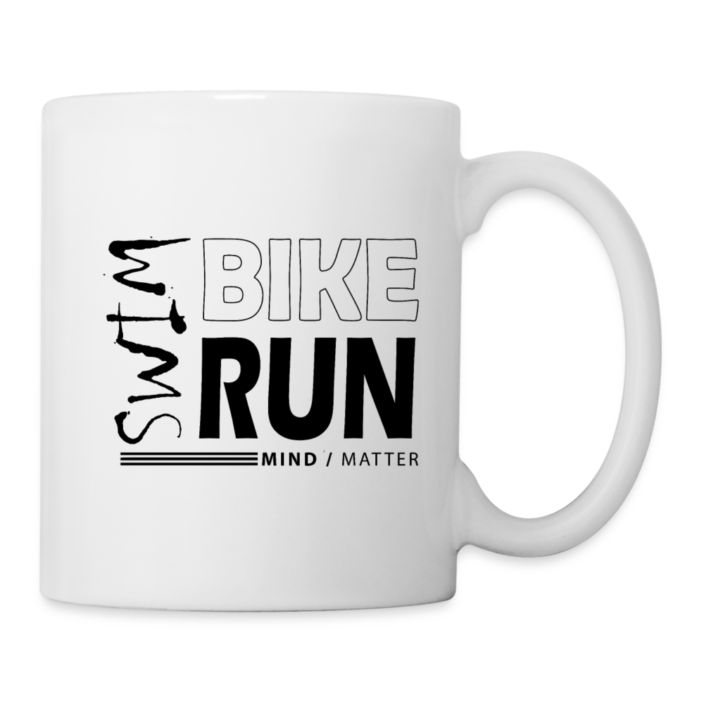 Swim-Bike-Run- Coffee/Tea Mug - white