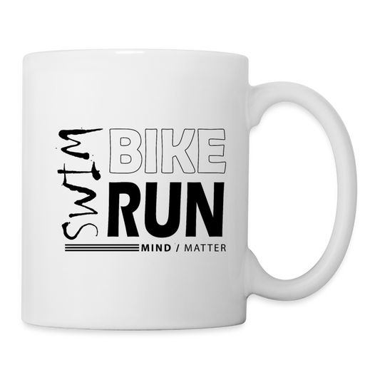 Swim-Bike-Run- Coffee/Tea Mug - white