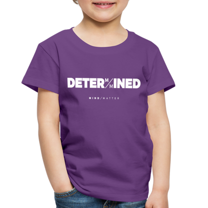 Determined- Toddler Premium T-Shirt - purple