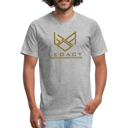 Legacy Racing Sponsors - Fitted Cotton/Poly T-Shirt by Next Level - heather gray