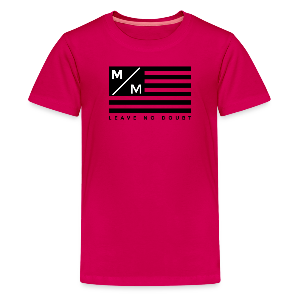 MM Flag LND- Kids' Premium T-Shirt - dark pink