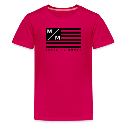 MM Flag LND- Kids' Premium T-Shirt - dark pink