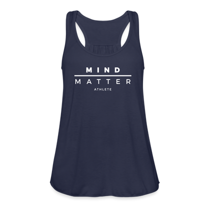MM Athlete- Women's Flowy Tank Top - navy