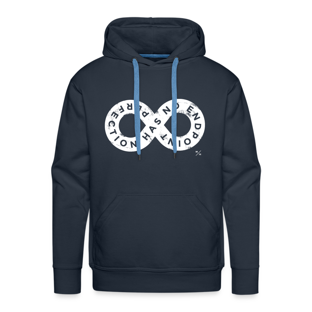 Perfection Has No Endpoint- Men’s Premium Hoodie - navy