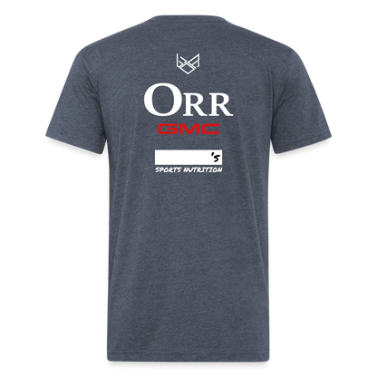 Legacy Racing Sponsors - Fitted Cotton/Poly T-Shirt by Next Level - heather navy