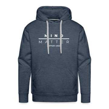 heather denim / S