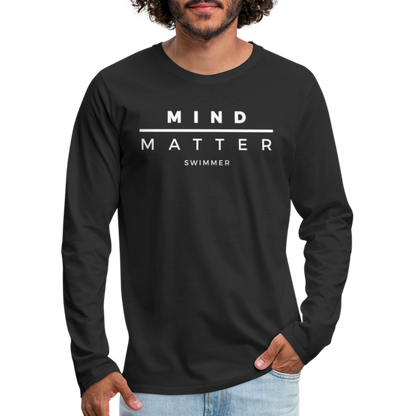 MM Swimmer- Men's Premium Long Sleeve T-Shirt - black