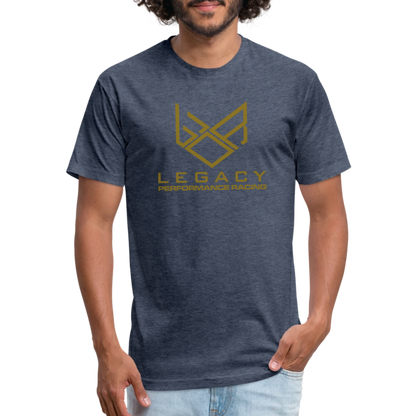 Legacy Racing Sponsors - Fitted Cotton/Poly T-Shirt by Next Level - heather navy