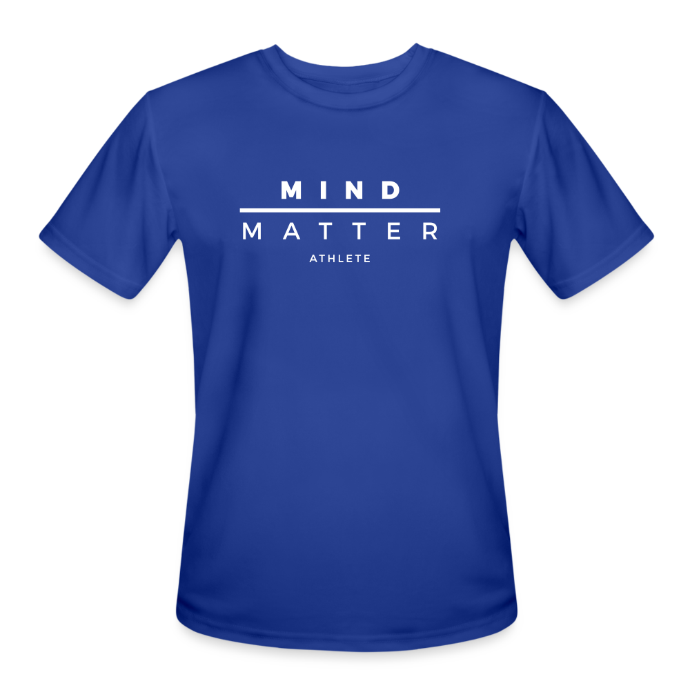 MM Athlete- Men’s Moisture Wicking Performance T-Shirt - royal blue